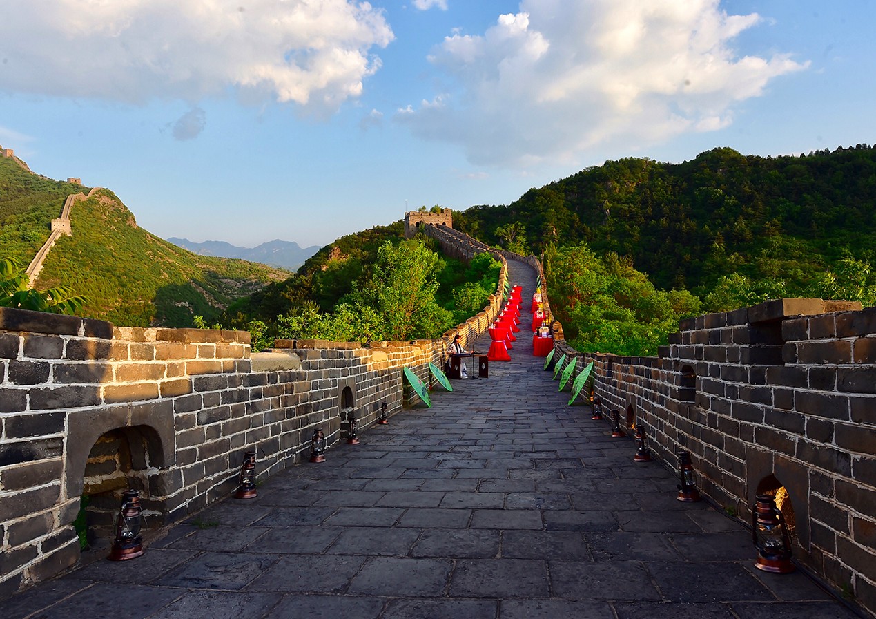 Sunset Cocktail Reception at Great Wall Simatai