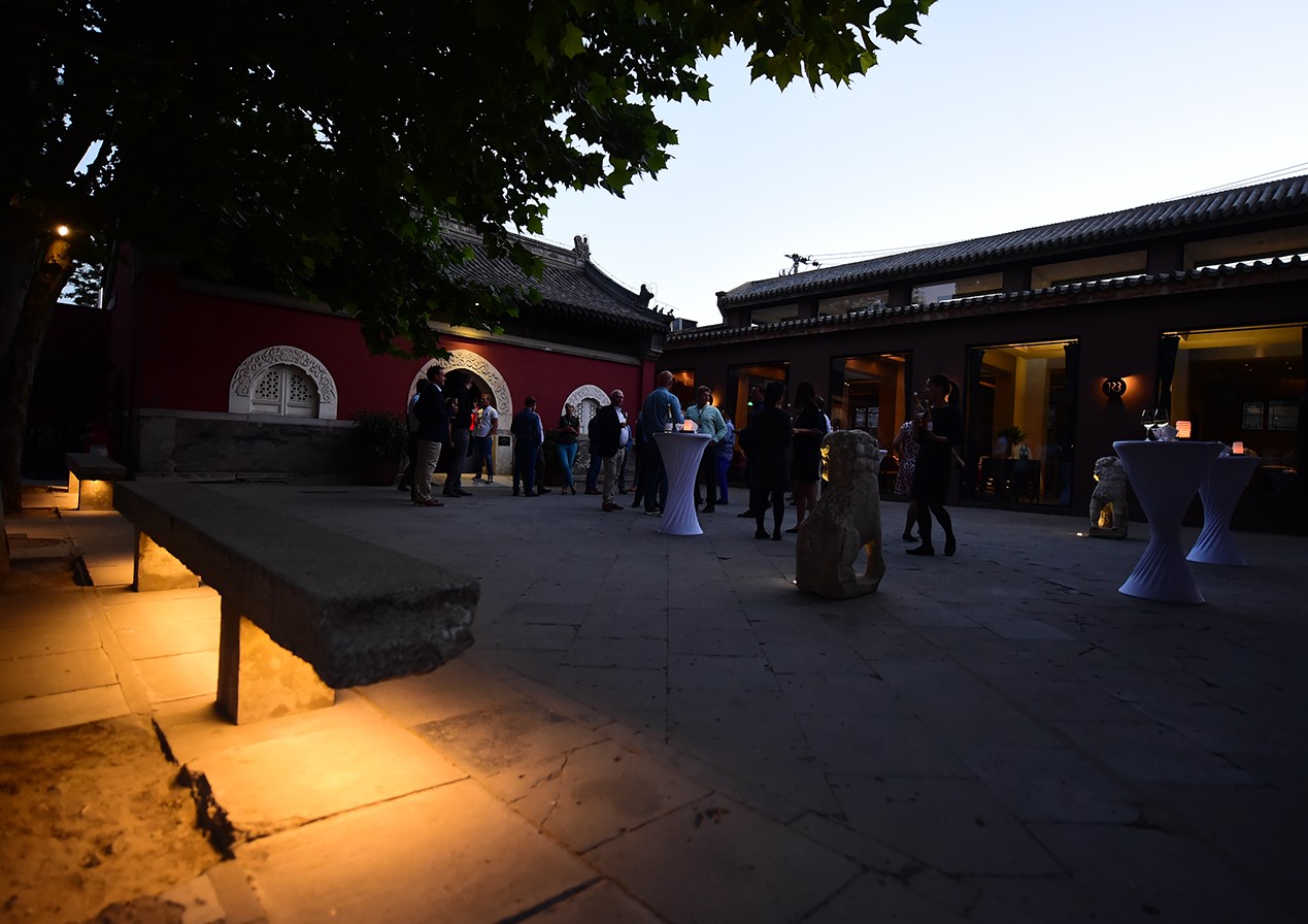 Dinner in Temple Restaurant in Beijing